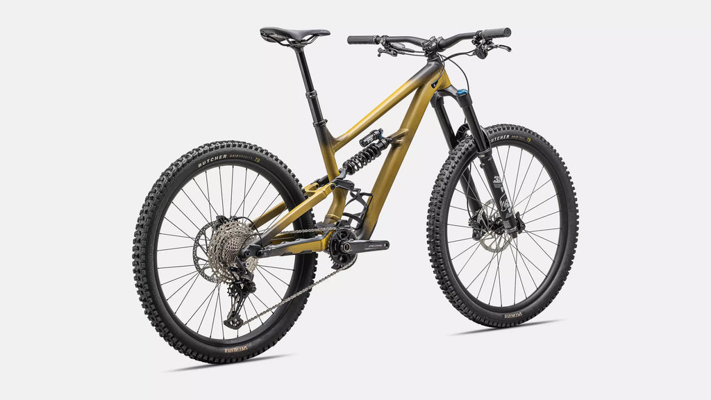 Specialized Status 2 170 Complete Mountain Bike - S1, Satin Harvest Gold Tint / Obsidian / Dune White