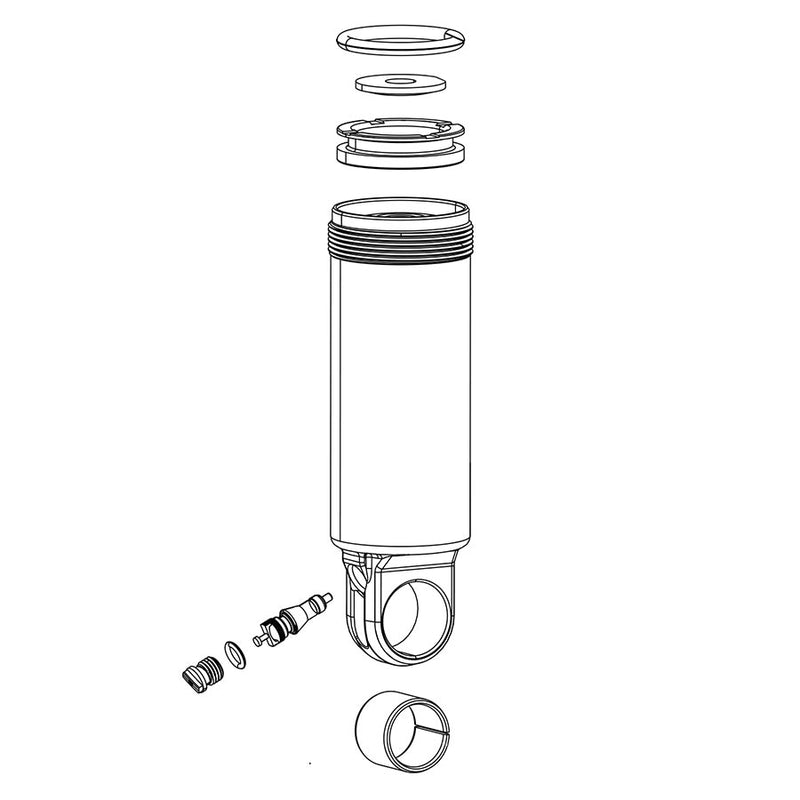 RockShox Damper Body/IFP - Monarch 2014-2017 197x57 2014-2016 Trek