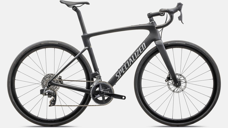 2024 Specialized Roubaix SL8 Expert 700c Carbon Road Bike - 44cm, CARBON/LIQUID SILVER