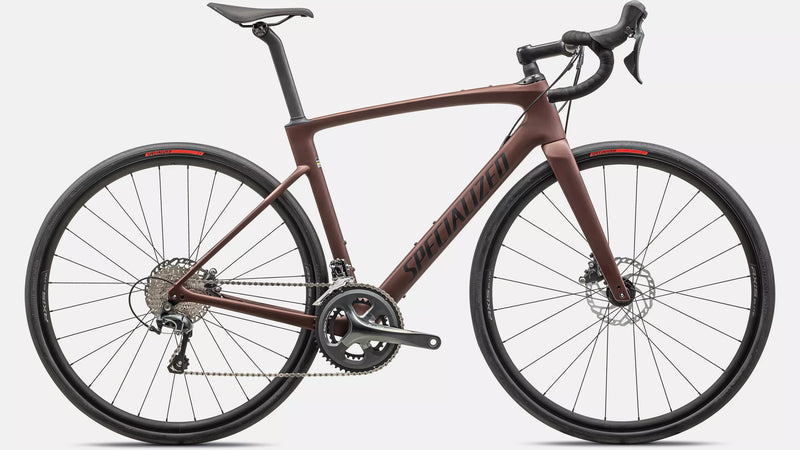 2024 Specialized Roubaix SL8 700c Carbon Road Bike - 44cm, RUSTED RED/OBSIDIAN