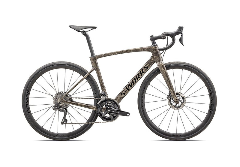 2025 SPECIALIZED ROUBAIX S-WORKS DI2 BIKE - 49, GLOSS TOUPE / GUNMETAL STRATA / CHARCOAL