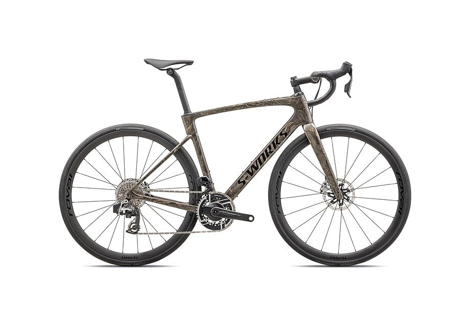 2025 Specialized ROUBAIX S-Works ETAP BIKE - 44, Gloss Taupe/Gunmetal Strata/Charcoal