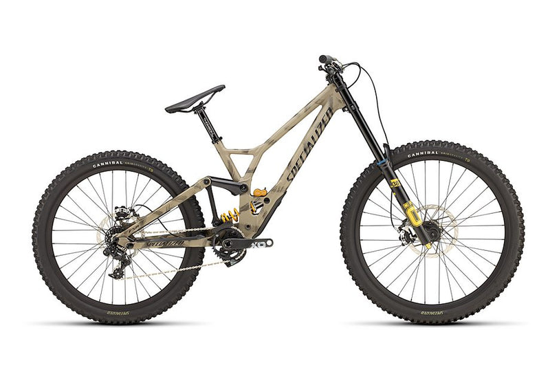 2025 SPECIALIZED DEMO RACE BIKE - S3, SATIN TAUPE / BLACK / BRUSHED