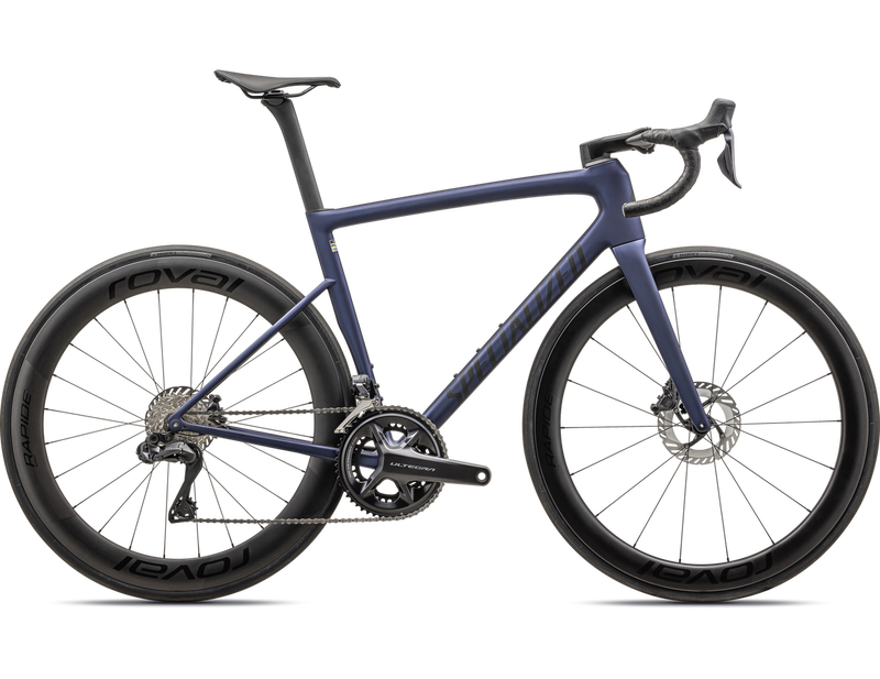 2024 Specialized Tarmac SL8 Pro - Ultegra Di2 Complete Road Bike - 61cm, SATIN BLUE ONYX / BLACK