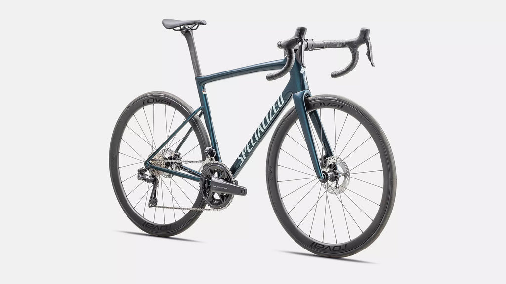 2025 Specialized Tarmac SL8 Expert Ultegra Di2 Complete Road Bike - 44cm, Gloss Deep Lake Metallic / Green Pearl Over Seafoam