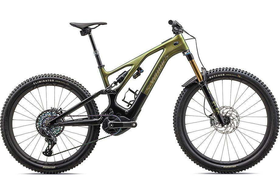 2023 SPECIALIZED LEVO S-WORKS CARBON BIKE - S5, GLOSS GOLD PEARL OVER CARBON / CARBON / GOLD PEARL OVER CARBON