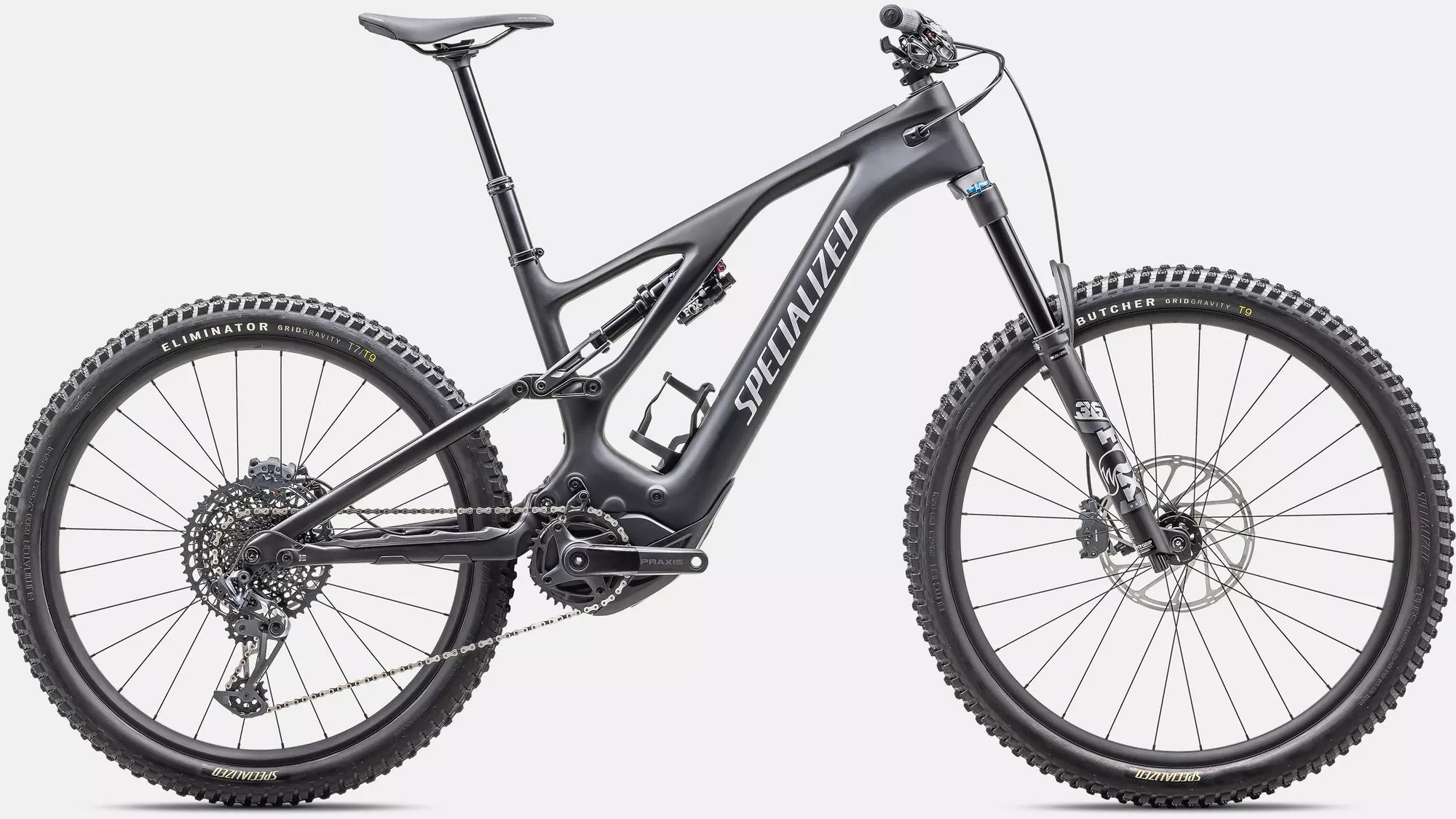 2025 Specialized Turbo Levo Comp Carbon E-Bike w/ Free GX Transmission - S6, Black / Light Silver