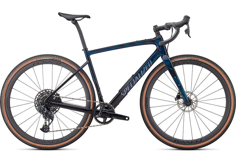 2024 SPECIALIZED DIVERGE EXPERT CARBON BIKE - 52, GLOSS TEAL TINT/CARBON/LIMESTONE/WILD