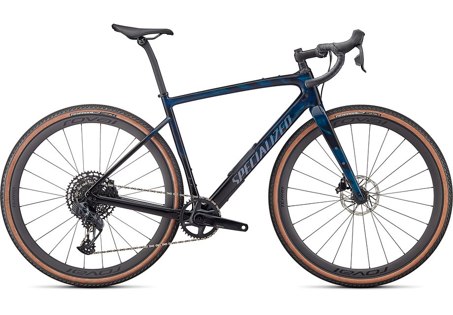 2024 SPECIALIZED DIVERGE EXPERT CARBON BIKE - 61, GLOSS TEAL TINT/CARBON/LIMESTONE/WILD