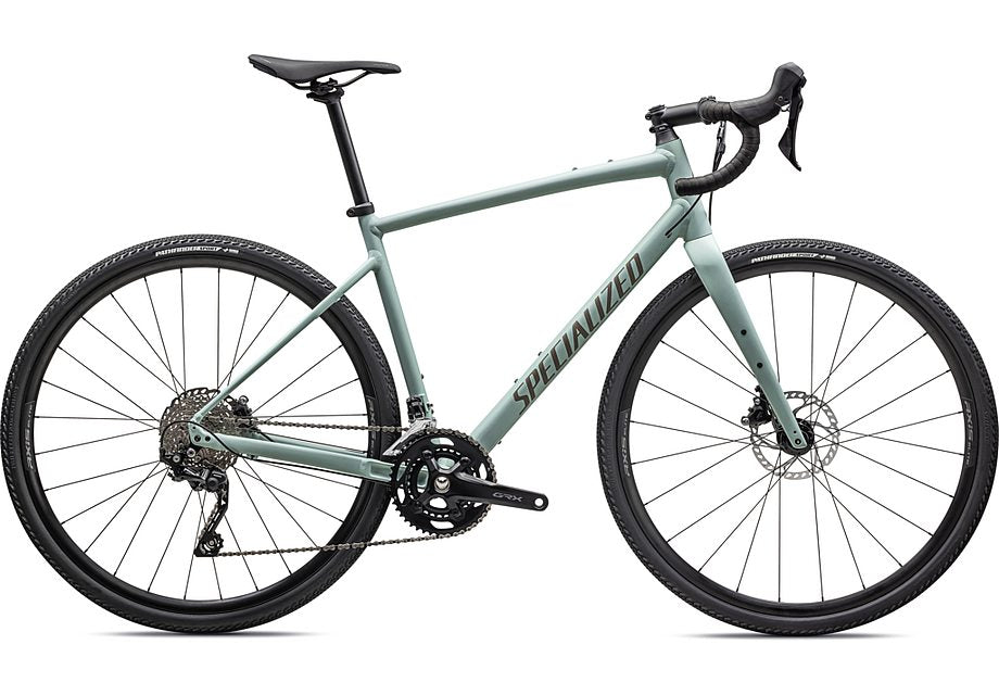 2024 Specialized DIVERGE E5 ELITE Gravel BIKE - 58cm, SATIN WHITE SAGE/TAUPE