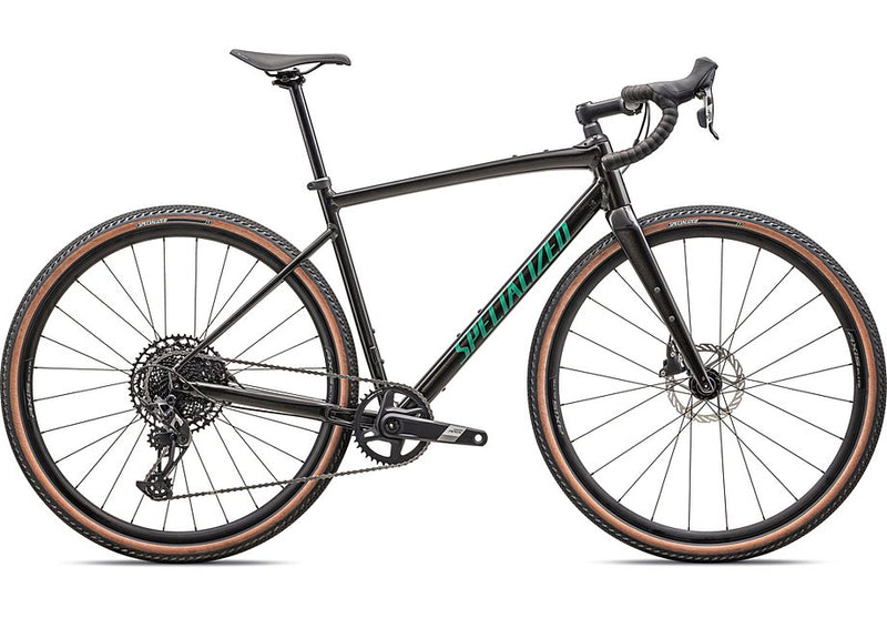 2024 Specialized DIVERGE E5 COMP Gravel BIKE - 49cm, GLOSS METALLIC OBSIDIAN/METALLIC PINE GREEN