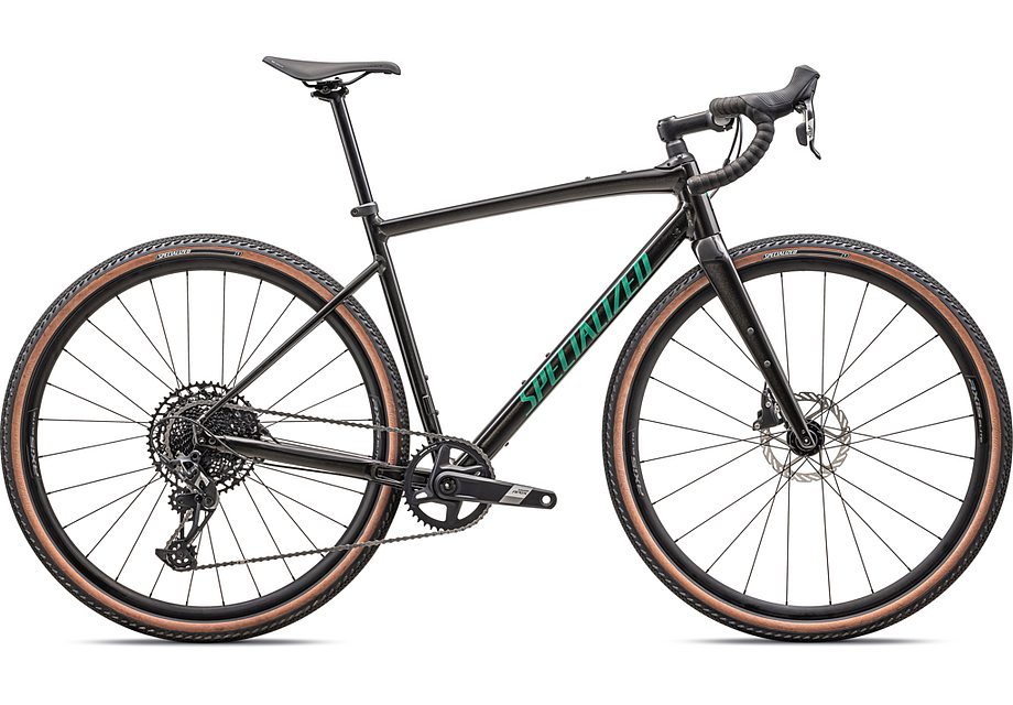 2024 Specialized DIVERGE E5 COMP Gravel BIKE - 64cm, GLOSS METALLIC OBSIDIAN/METALLIC PINE GREEN