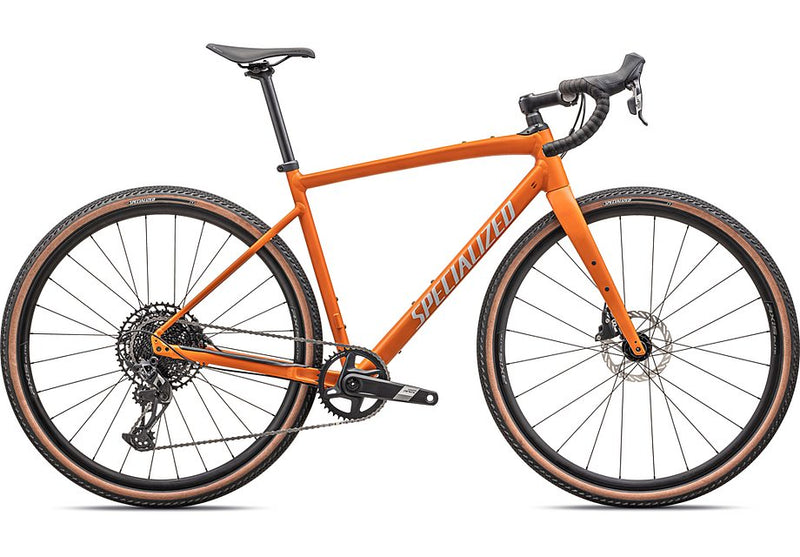 2024 Specialized DIVERGE E5 COMP Gravel BIKE - 49cm, SATIN AMBER GLOW/DOVE GREY