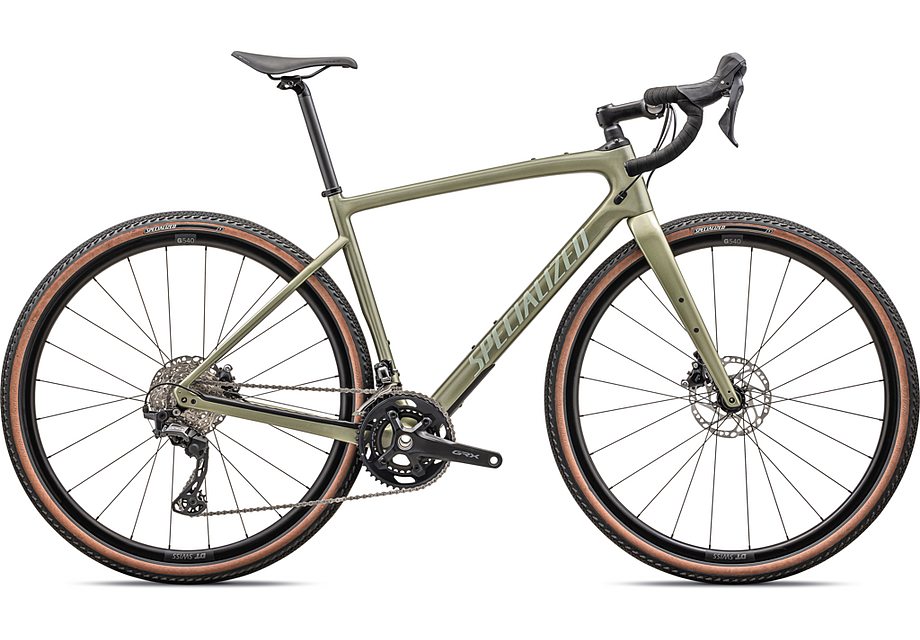 2025 SPECIALIZED DIVERGE SPORT CARBON BIKE - 61, GLOSS METALLIC SPRUCE / SPRUCE