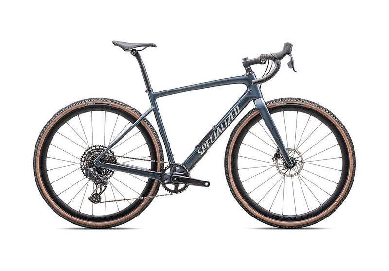 2025 SPECIALIZED DIVERGE EXPERT CARBON GRAVEL BIKE - Cast Blue Metallic / Silver Dust, 54CM