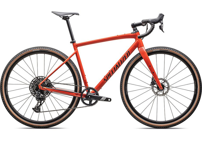 2025 SPECIALIZED DIVERGE E5 COMP BIKE - 61, SATIN DEEP ORANGE / DEEP LAKE