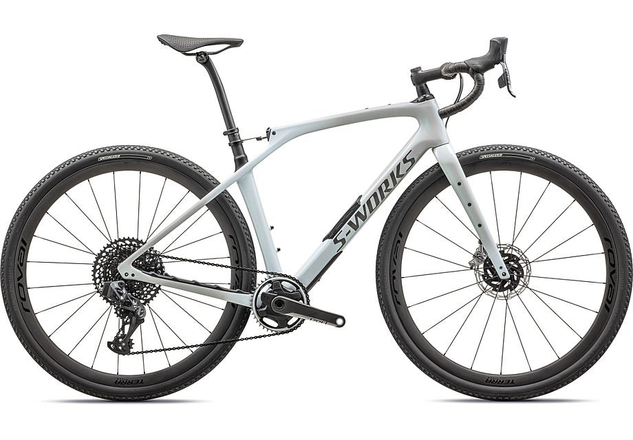 2024 SPECIALIZED DIVERGE STR S-WORKS BIKE - 54, DOVE GREY+EYRIS PEARL - MORNING MIST / EYRIS PEARL / SMOKE