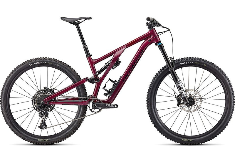 2024 SPECIALIZED STUMJUMPER EVO COMP ALLOY BIKE - S2, GLOSS RASPBERRY / BLACK