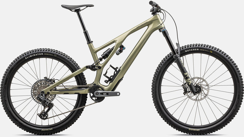 2024 Specialized Stumpjumper EVO Expert 29" Carbon Mountain Bike - S1, SATIN METALLIC SPRUCE / DARK MOSS GREEN