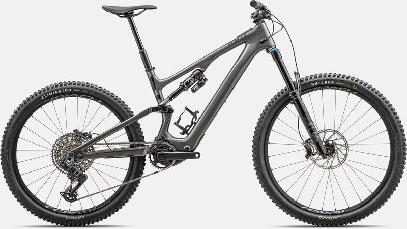 2023 Specialized TURBO Levo SL Expert 29" Carbon Mountain Bike - S3, GLOSS SMOKE / GLOSS BLACK / SATIN FLO RED / SILVER DUST