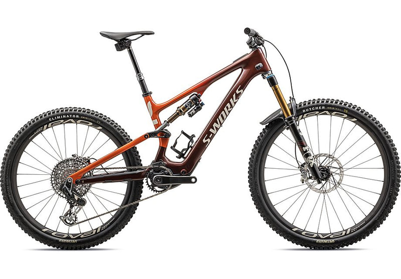 2024 Specialized LEVO SL S-Works CARBON BIKE - S5, GLOSS RUSTED RED / REDWOOD / WHITE MOUNTAINS