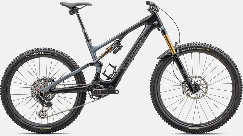 2024 Specialized S-Works Turbo Levo SL 29" Carbon Mountain Bike - S6, GLOSS CARBON / FOG / LIQUID METAL