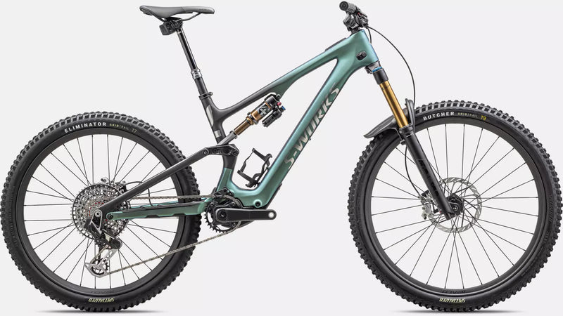 2024 Specialized S-Works Turbo Levo SL 29" Carbon Mountain Bike - S1, SATIN CHAMELEON PEARL / CARBON / CHROME