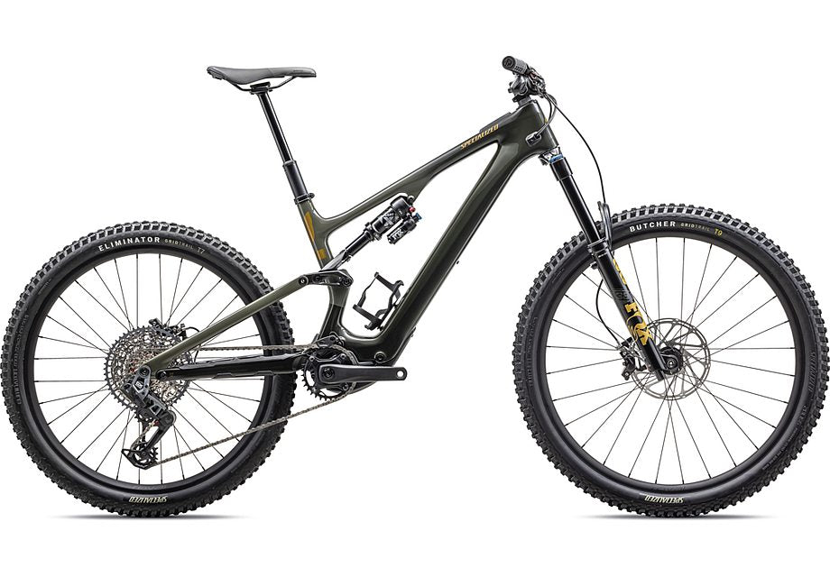 2024 SPECIALIZED LEVO SL EXPERT CARBON BIKE - S2, GLOSS DARK MOSS / OAK GREEN / HARVEST GOLD