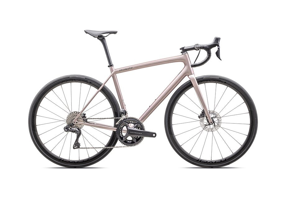 2025 SPECIALIZED AETHOS PRO UDI2 BIKE - 49, GLOSS CHAMPAGNE / SMOKE