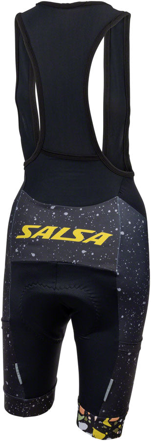 Salsa Womens Terrazzo Aero Cargo Bib Short - Large Black