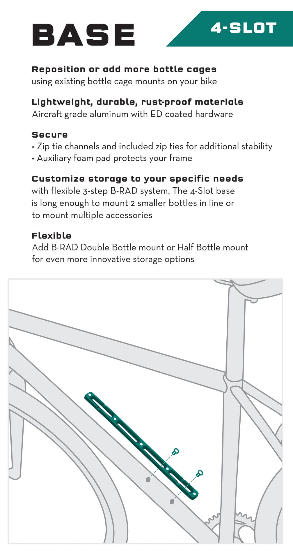 B-RAD Mounting Bases