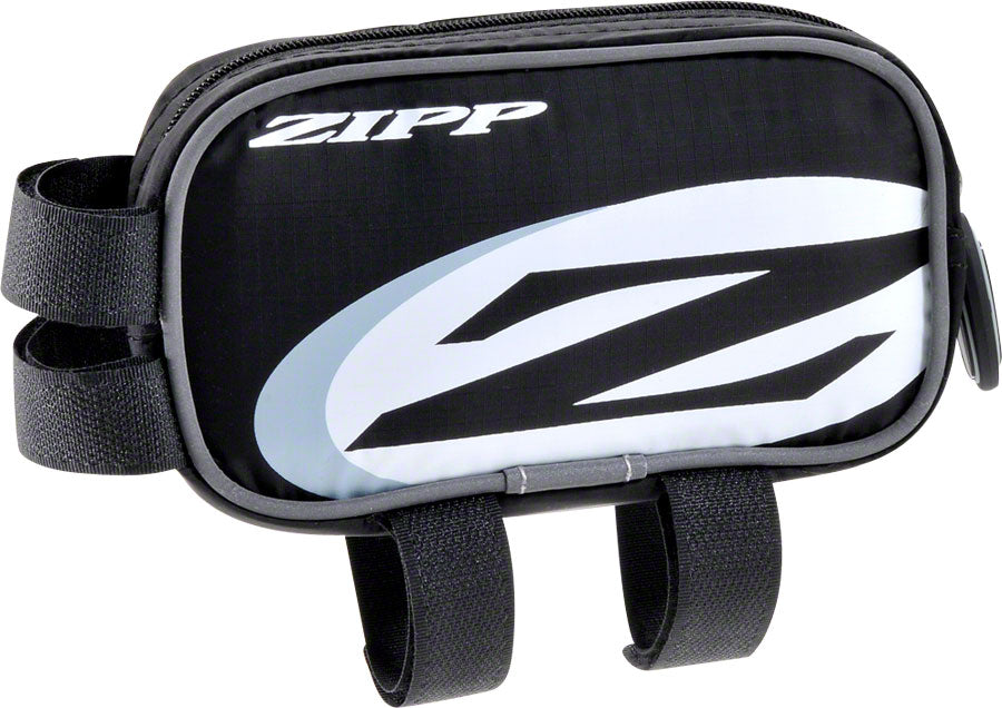 Zipp Speed Box Top Tube/ Stem Bag: Black with White Logo