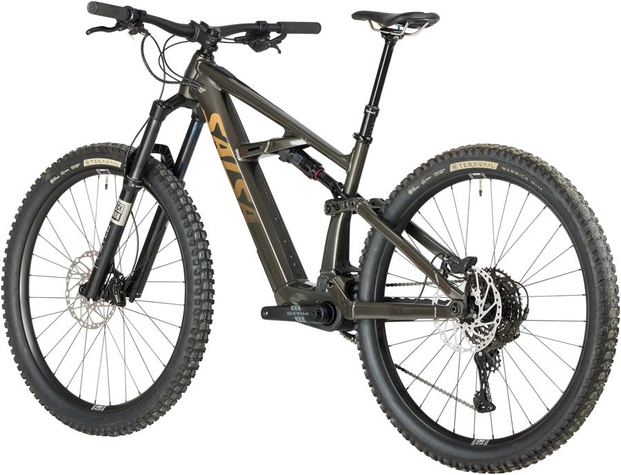 Salsa Moraine Cues 10 Ebike - 29" Aluminum Coffee Black Large