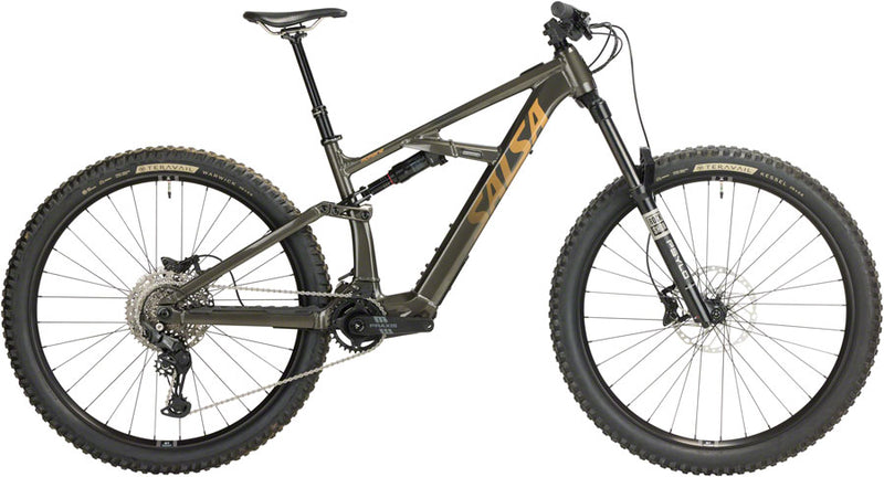 Salsa Moraine Cues 10 Ebike - 29" Aluminum Coffee Black Small