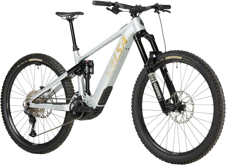 Salsa Notch Deore 12 Ebike - 29" Aluminum Silver X-Large