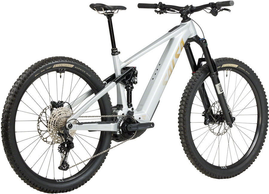 Salsa Notch Deore 12 Ebike - 29" Aluminum Silver X-Large