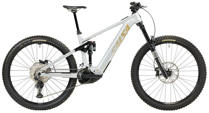 Salsa Notch Deore 12 Ebike - 29" Aluminum Silver Small