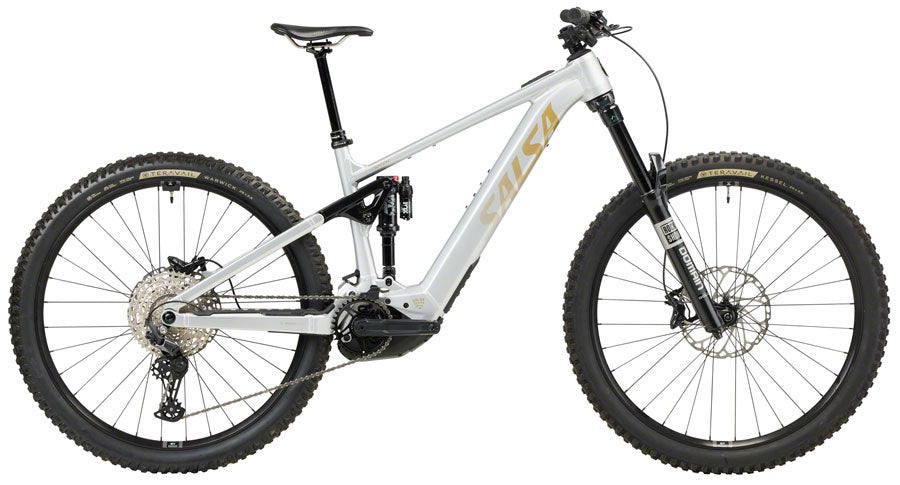 Salsa Notch Deore 12 Ebike - 29" Aluminum Silver X-Large