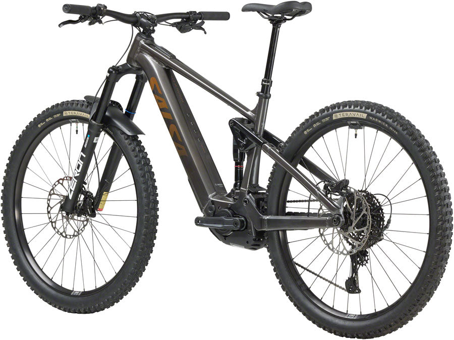 Salsa Notch Cues 10 Ebike - 29" Aluminum Charcoal Black Small