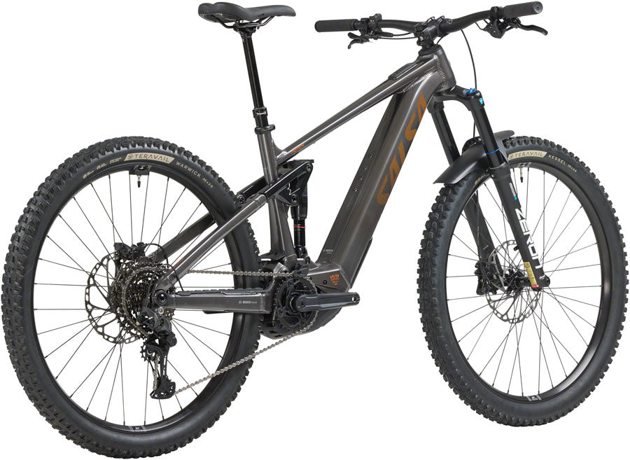 Salsa Notch Cues 10 Ebike - 29" Aluminum Charcoal Black Small