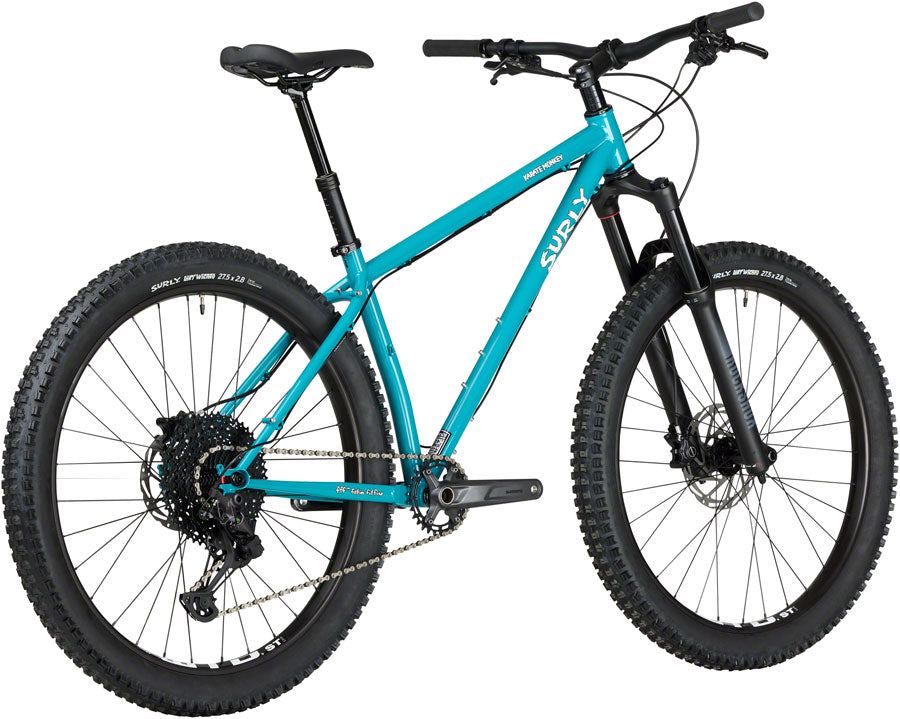 Surly Karate Monkey Front Suspension Bike - 27.5" Steel Lost at Sea Blue X-Small