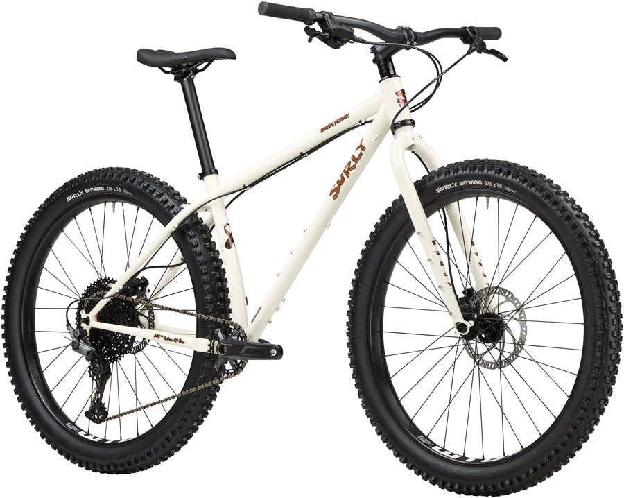 Surly Karate Monkey Bike - 27.5" Steel Snow Mold White Large