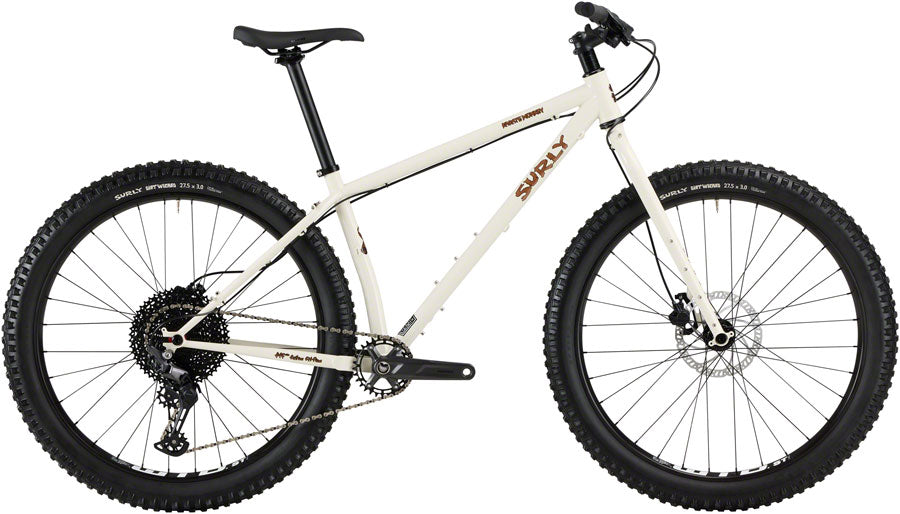 Surly Karate Monkey Bike - 27.5" Steel Snow Mold White X-Small