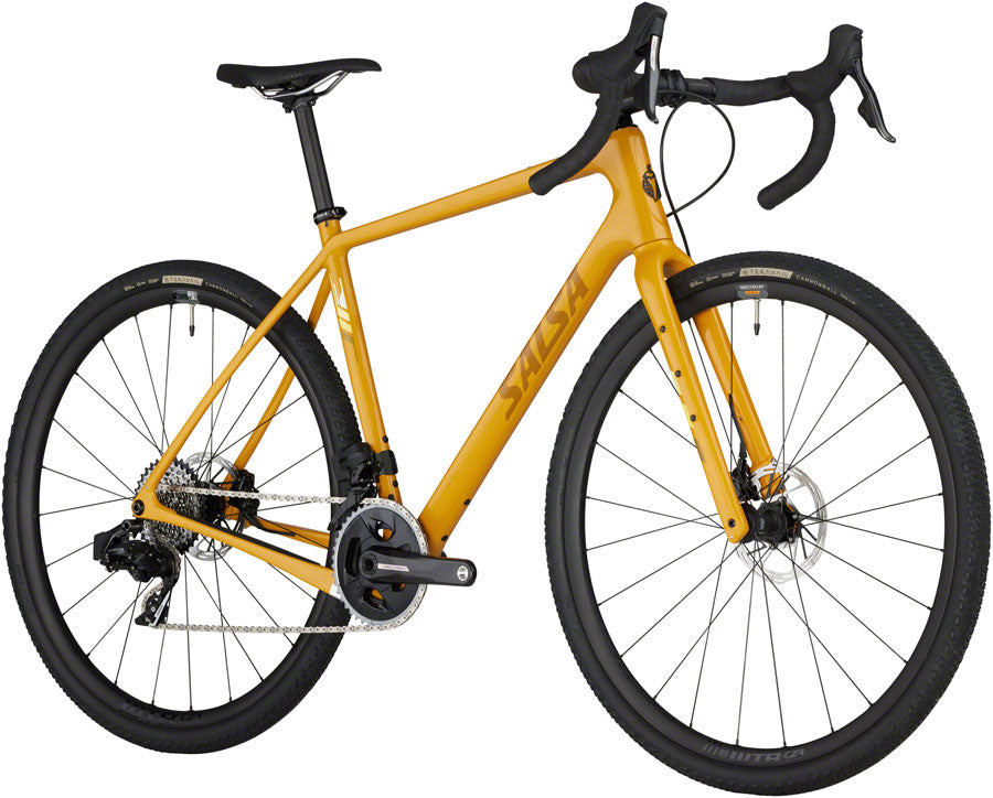 Salsa Warbird C Force AXS Wide Bike - 700c Carbon Mustard Yellow 52.5cm