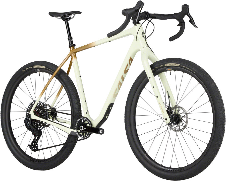 Salsa Cutthroat C Force XO AXS Transmission Bike - 29" Carbon White 54cm