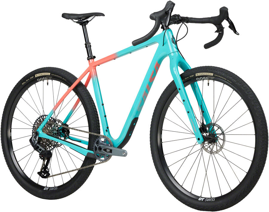 Salsa Cutthroat C Rival GX AXS Transmission Bike - 29" Carbon Teal Fade 52cm