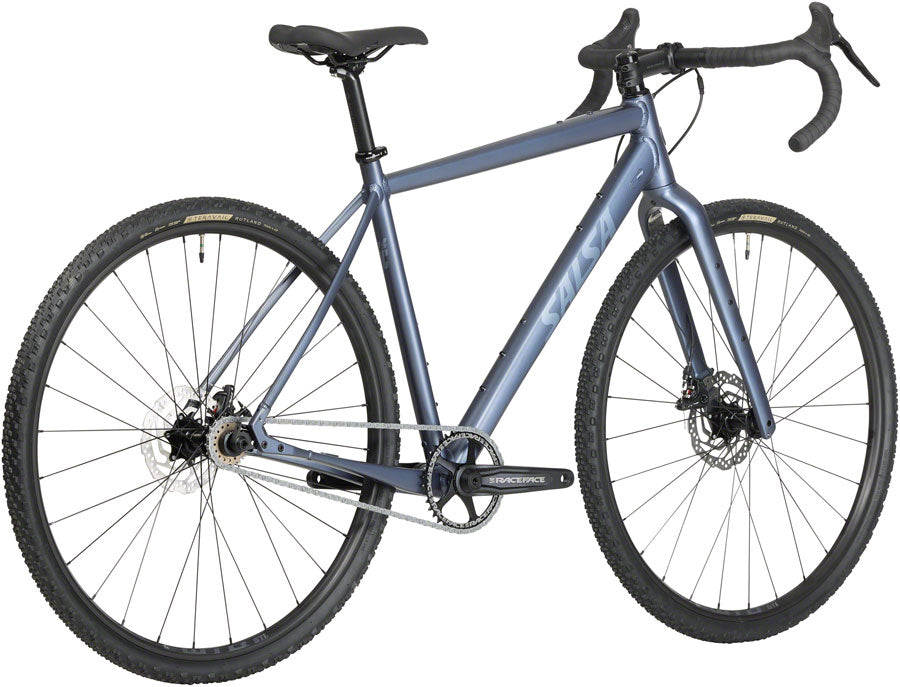 Salsa Stormchaser Single Speed Bike - 700c Aluminum Charcoal Blue 54.5cm