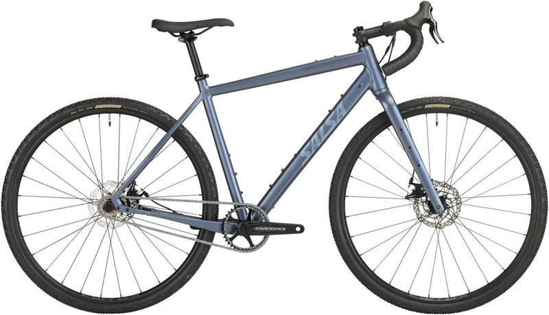 Salsa Stormchaser Single Speed Bike - 700c Aluminum Charcoal Blue 61cm