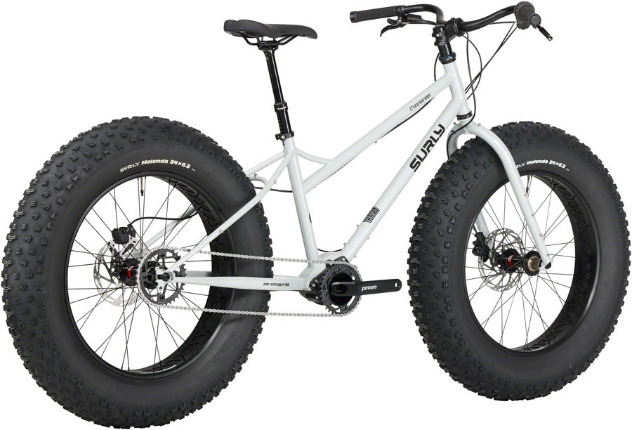 Surly Moonlander Fat Tire Bike - 24" Steel Lunar Dust Gray Small