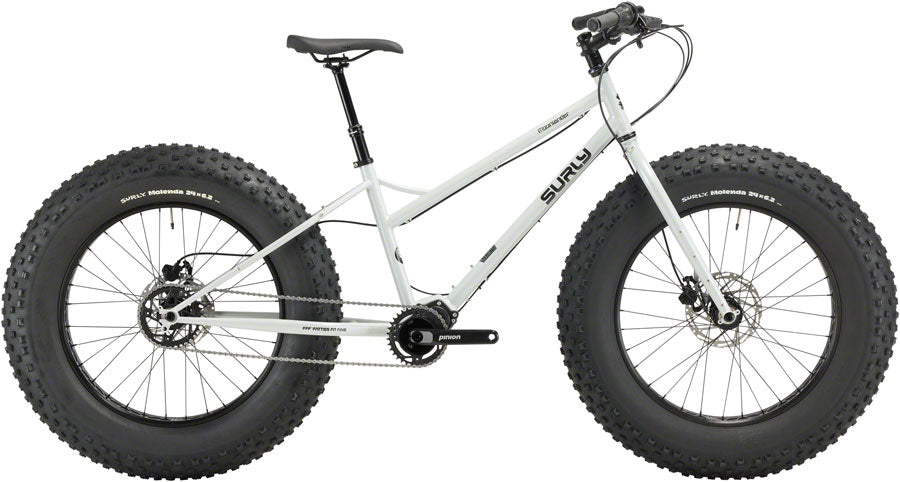 Surly Moonlander Fat Tire Bike - 24" Steel Lunar Dust Gray Small